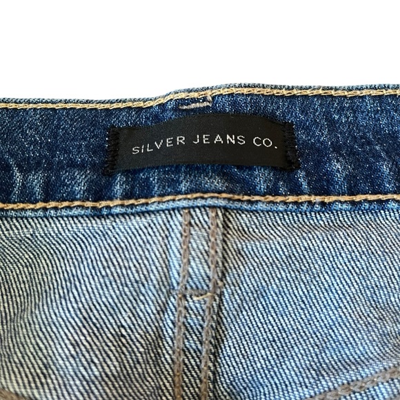 Silver Jeans Low 5 Straight Leg Mid Rise Denim W28 - Picture 13 of 15